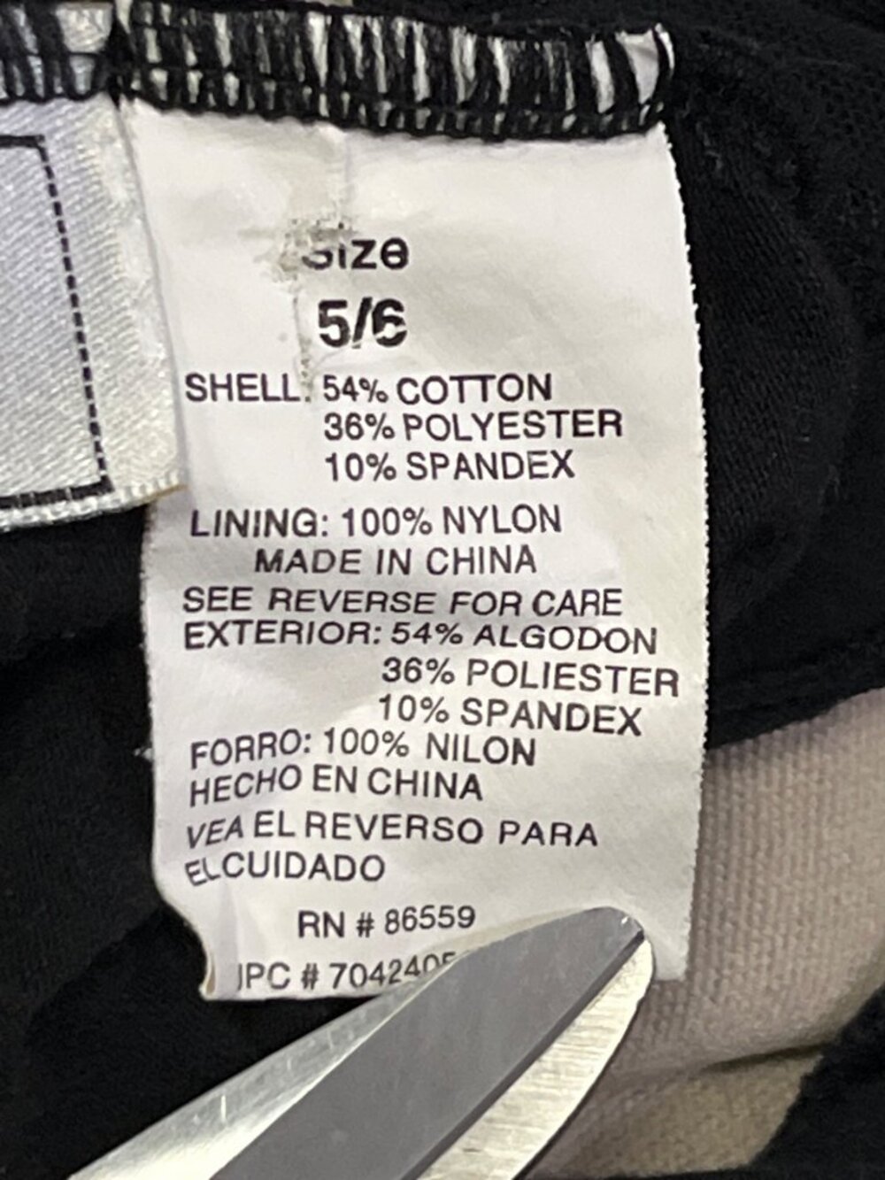 Vintage Bermuda Beachwear Black One Piece Swimsuit Juniors 5/6 Used - Picture 6 of 12